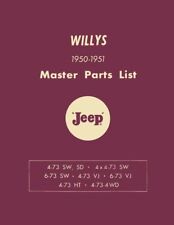 1950-1951 Jeep Willys Parts