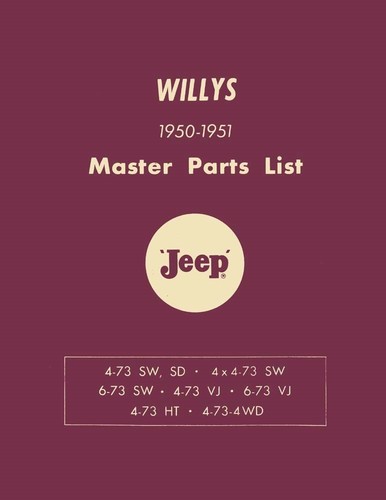 1950 1951 jeep willys - jeep, parts