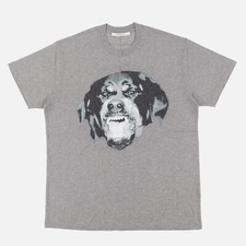 Givenchy Grey Felt Rottweiler T-shirt | Size XXS Columbian (Oversized) SS16