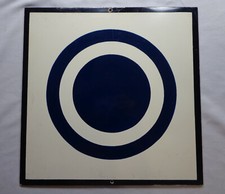 RARE WW1 AEF 1st I Corps Isorel Masonite SSI Enameled Insignia Sign