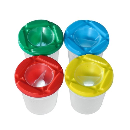Pcs spill proof paint cups - 10,