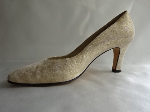 Elegant cream suede - suede, leather