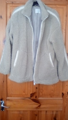 Primark beige teddy jacket - primark,