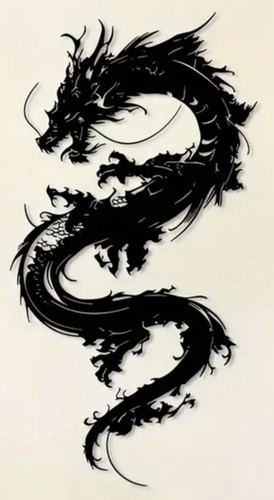 Slithering chinese dragon - chinese,