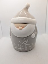 ⭐ Ceramic 7.5" Grey Santa