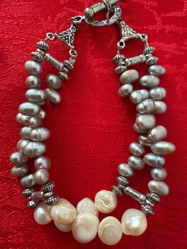 Vintage style double strand - vintage,