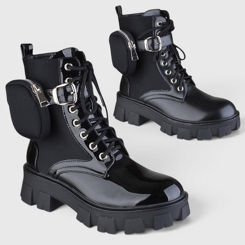 Womens chunky platform laces - womens,