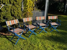 Set of 4 Upholstered garden