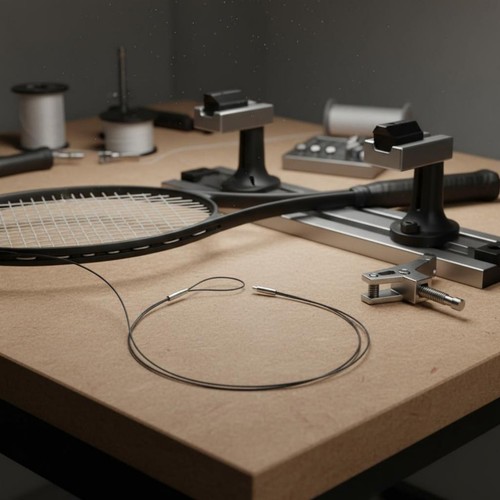 Badminton string clamp firm - clamp,