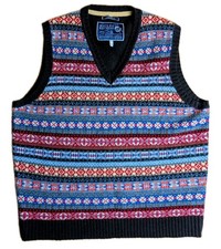 Joules Fair Isle V Neck Vest