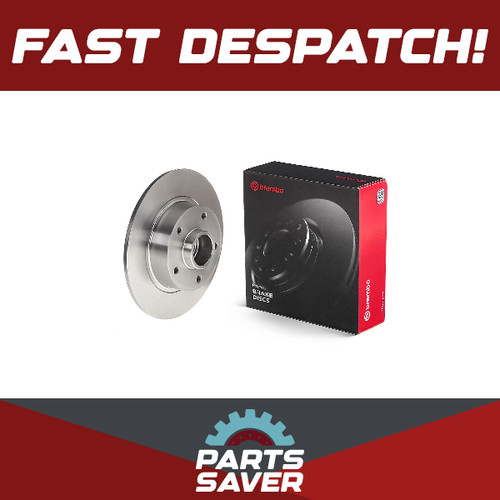 Brake discs pair solid - discs,