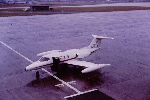 1975 learjet lfa aircraft - oo-lfa,