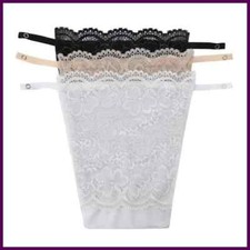 3Pcs Lace Cleavage Cover Up