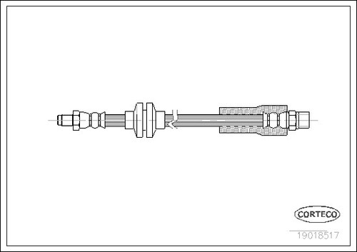 New brake hose for audi - brake,