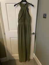 olive green bridesmaid dress