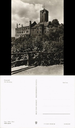 Postcard eisenach wartburg - postcard,