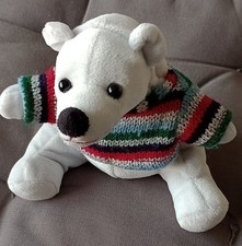 TESCO SMALL CHILLY CHRISTMAS BEAR PRE-OWNED IN GOOD CONDITION.