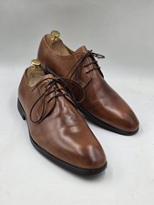 Steptronic Brown Sheepskin Faro Leather Smart Shoes Mens Formal UK 10