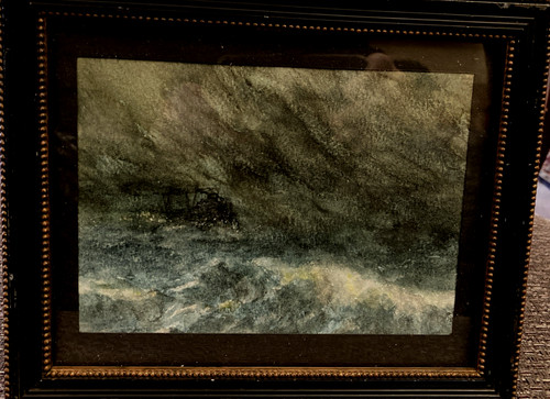Atmospheric seascape scene