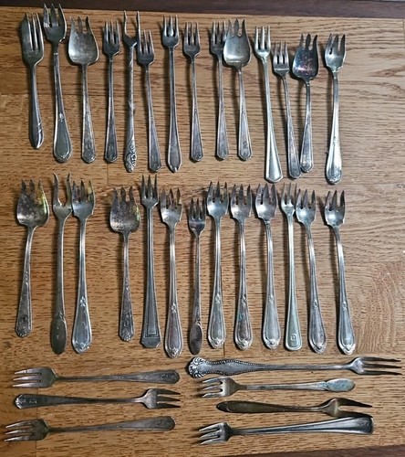 Lot antique flatware - lot, of