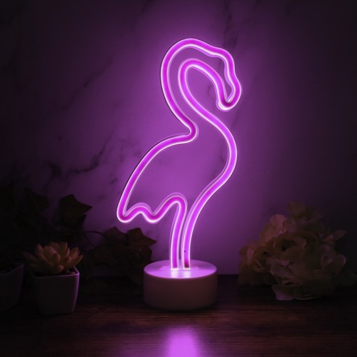 Pink flamingo led - flamingo,