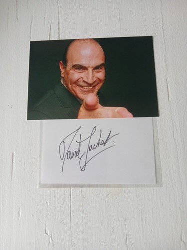 David suchet autograph - david,