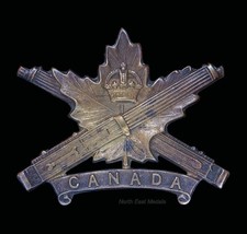 WW1 Canadian Machine Gun Corps Cap Badge by Tiptaft