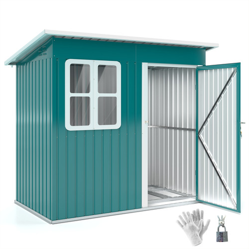 Garden shed 7x4ft - garden, metal