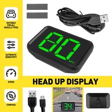 1x HUD GPS Speedometer Digital GPS Universal Speedo MPH KMH HUD Head Up Display