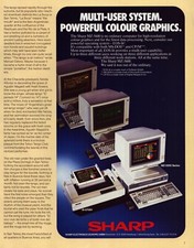 1985 Sharp Computer Print Ad
