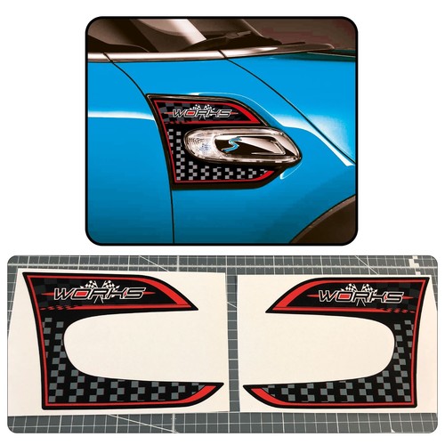 Works side wing - wing, badge