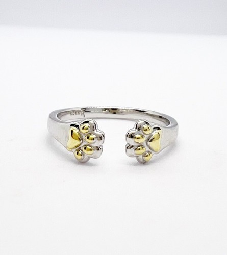 Paw print adjustable ring - paw,