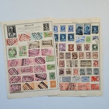 Belgium Stamps On 2 Pages (3