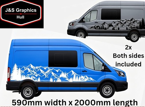 Mountains motorhome vinyl - mountains,