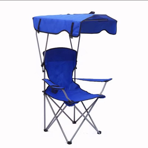 Camp chair with shade canopy - chair,
