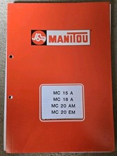 MANITOU MC15A MC18A MC20AM