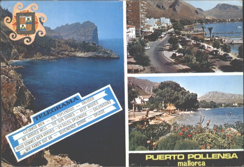 Vintage puerto pollensa - puerto,