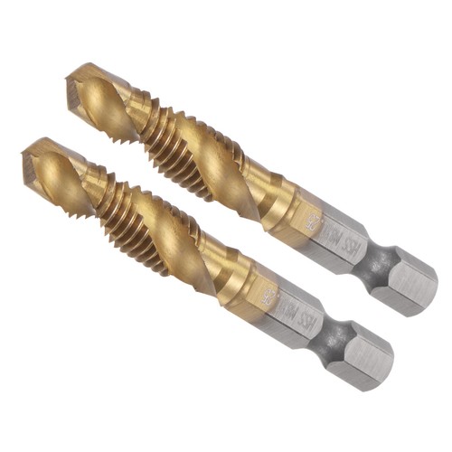 2pcs combination drill tap - tap, bit