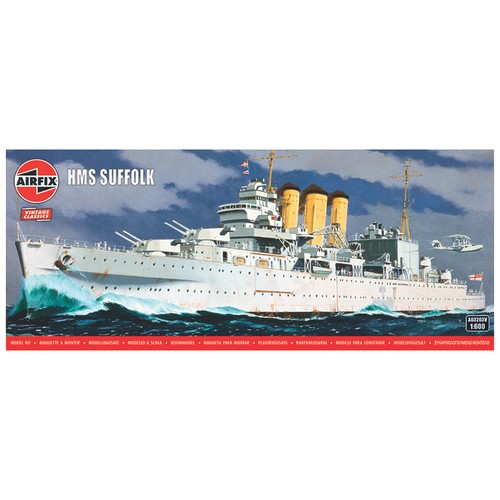 Airfix hms suffolk - suffolk, 1:600