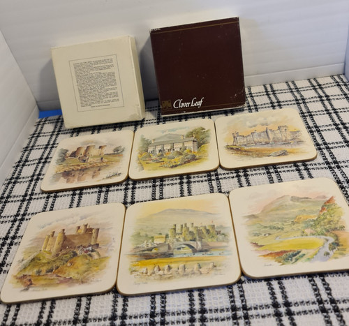 Clover leaf coasters wales - coasters,