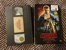 Stranger Things Season 1 VHS Collector's Edition 4 Disc Blu-Ray/DVD/Poster Set