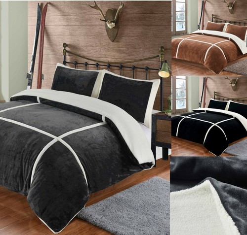 Velvet fleece duvet quilt - velvet,