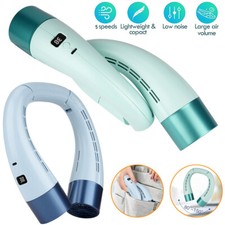 Neck Fan with LCD Display USB