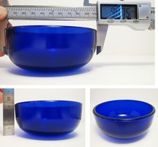 Large BOWL/CIRCULAR Blue Glass