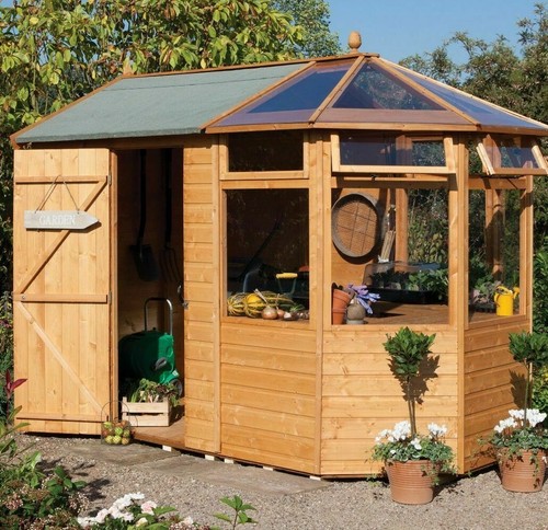 10x6 rowlinson potting shed - rowlinson,