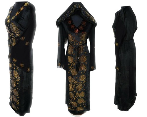 Women luxury black - black, velvet