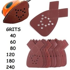 MOUSE SANDING SHEETS  PALM SANDER PADS Fits BLACK & DECKER 40 60 80 120 180 240