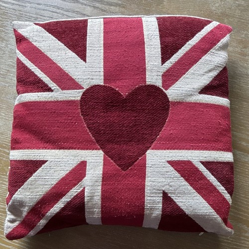 Red and beige union jack - and,