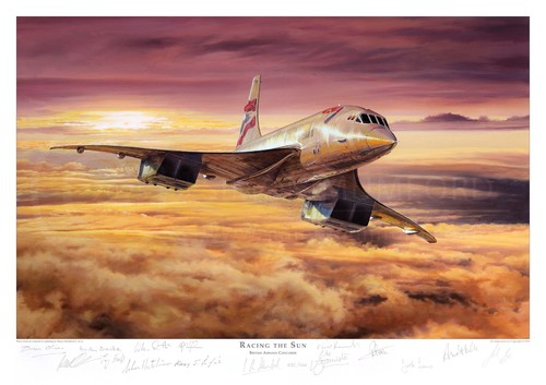 Large concorde print - large, a2
