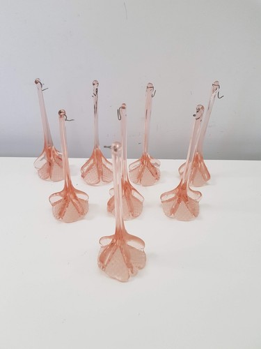 Vintage pink crystal flower - vintage,